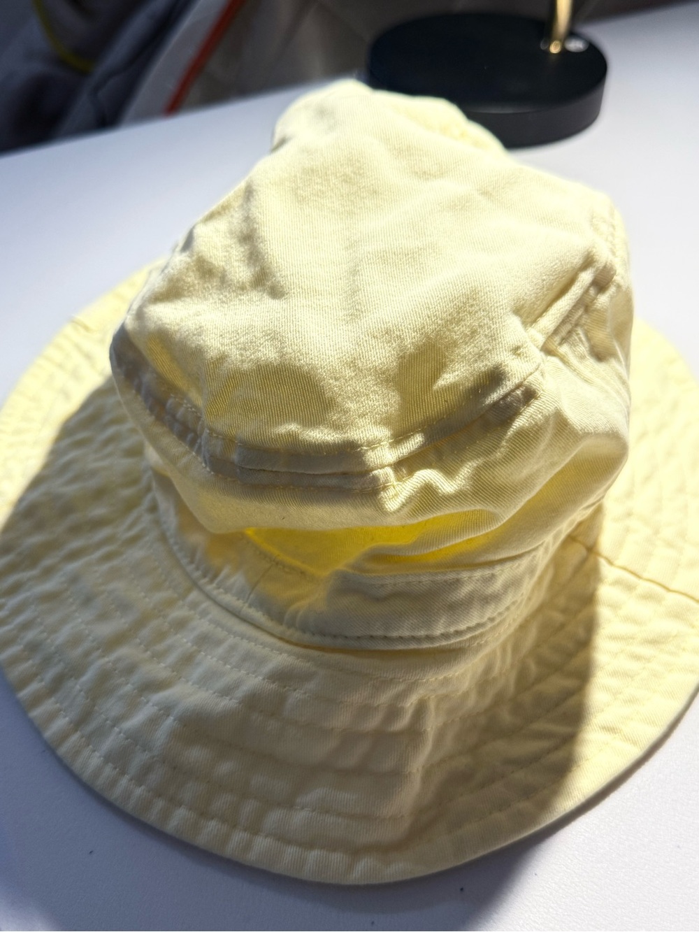 TNA Pale Yellow Bucket Hat